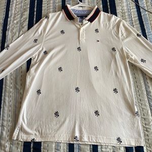 Large Tommy Hilfiger long sleeve polo